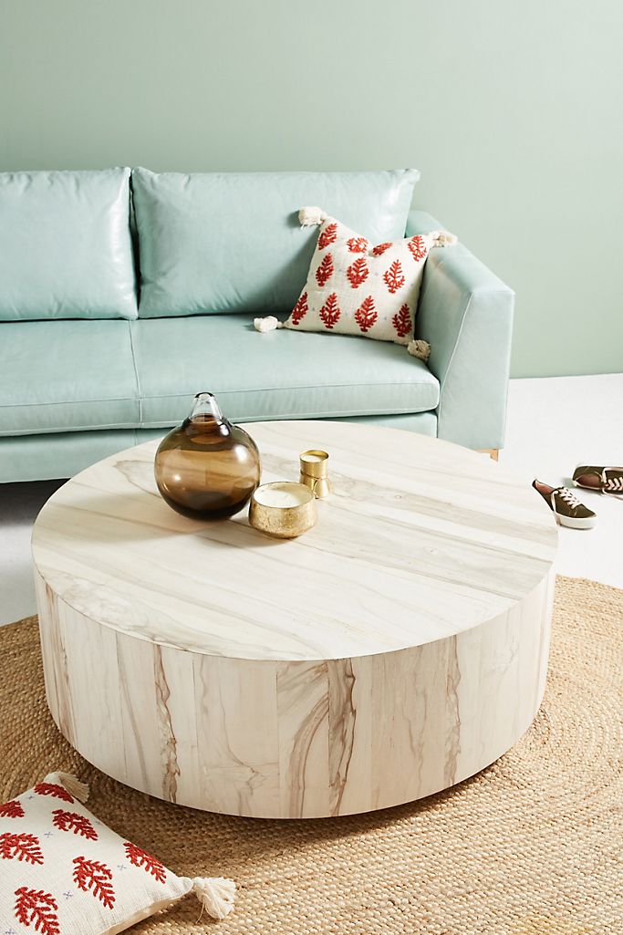 Swirled Drum Coffee Table