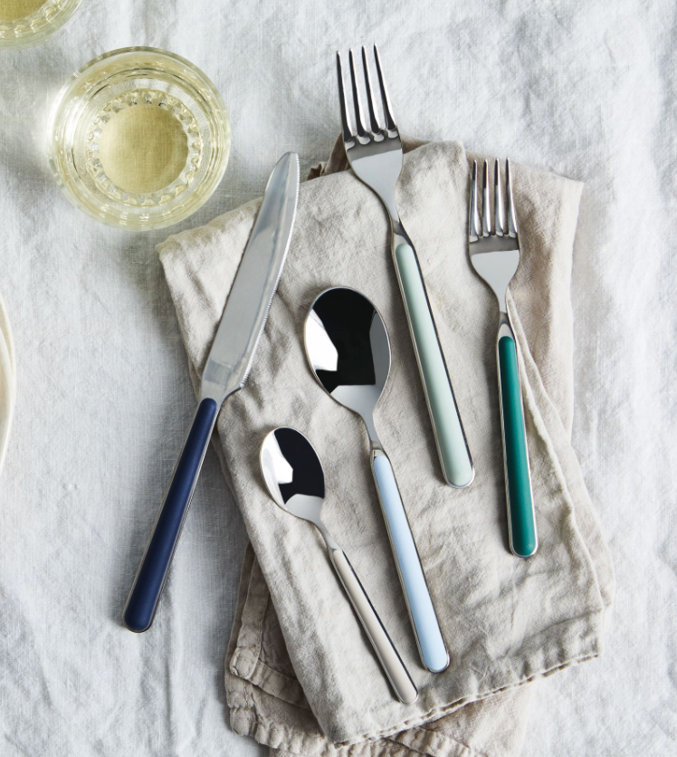 Italian Flatware, Fantasia Color Flatware Set