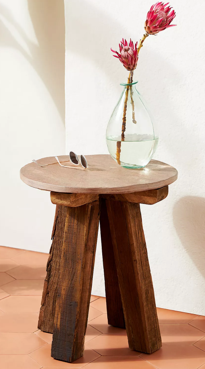 Slate Indoor/Outdoor Side Table