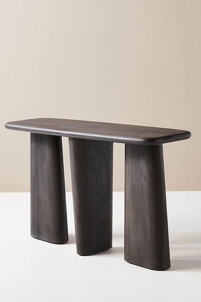 Kalle Sculptural Oak Console
