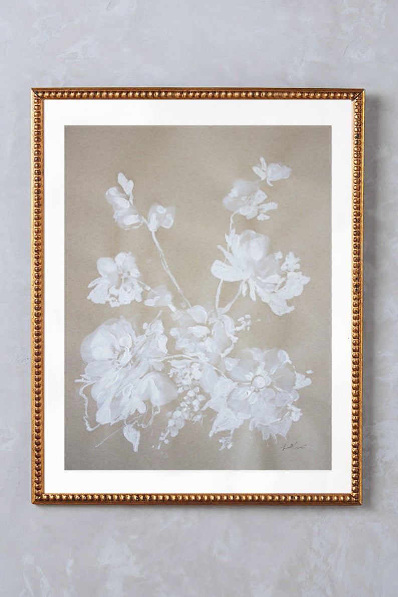 Abstract floral print